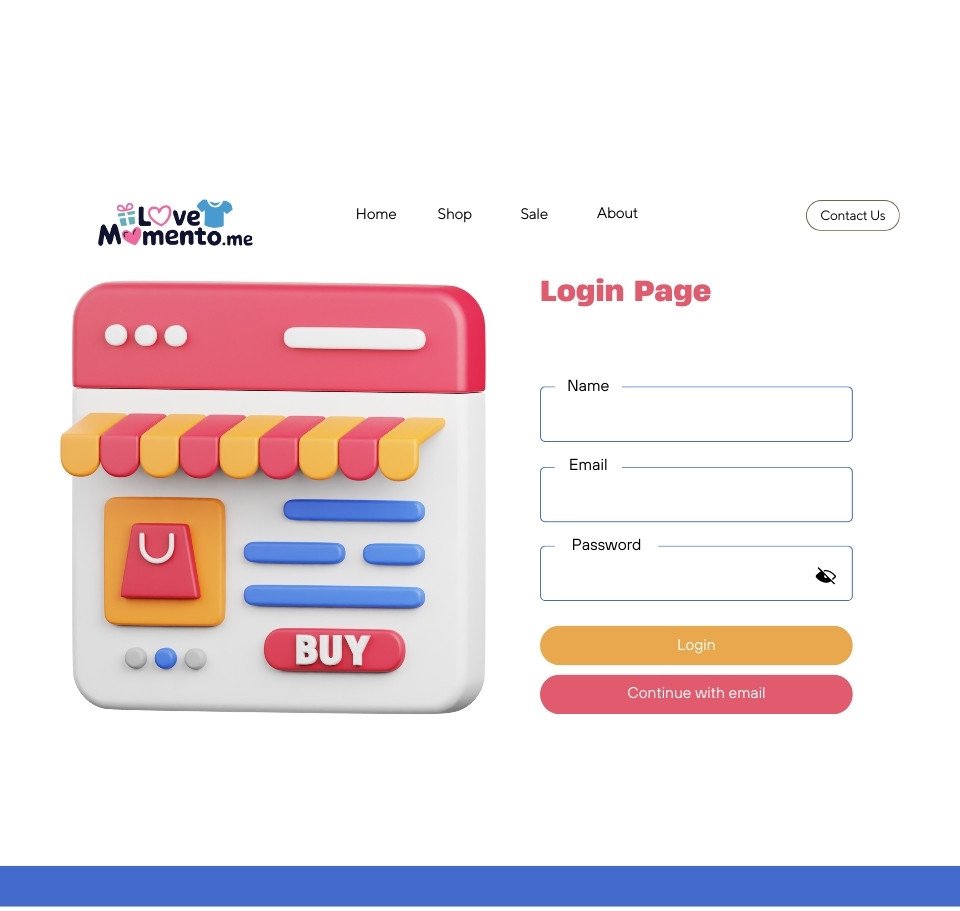 Customer Login page Image